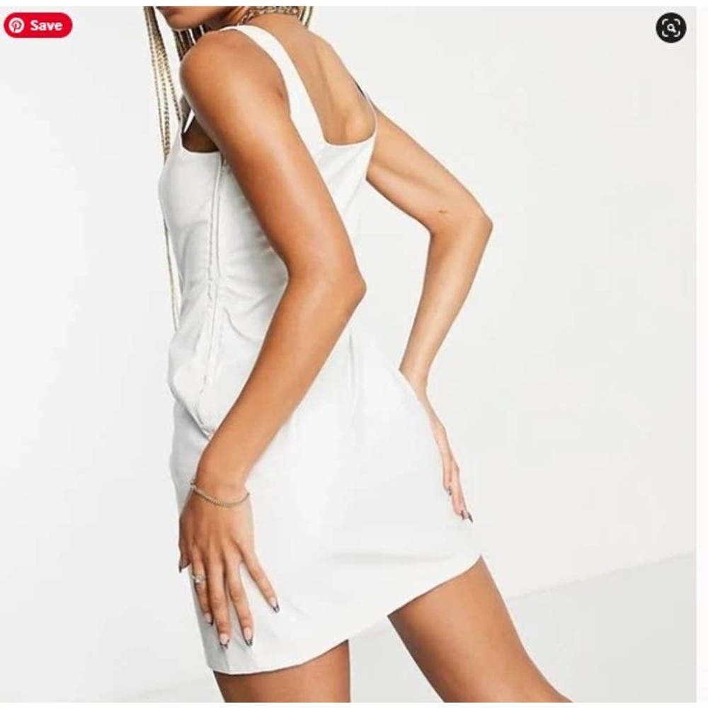 J.Crew Reimagined White Denim Bodycon Dress White Denim Dress